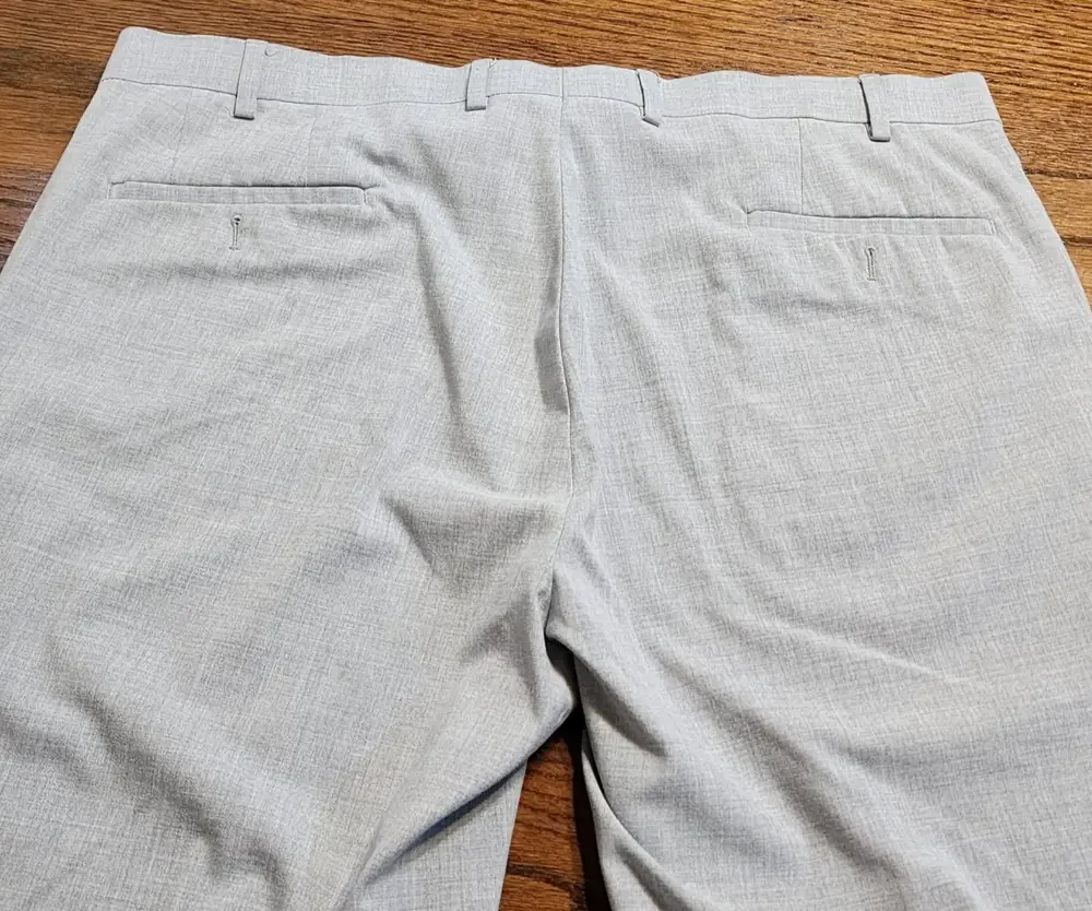 Lauren RALPH LAUREN UltraFlex Stretch Dress Pants Gray Flat Front 38 x32 Classic